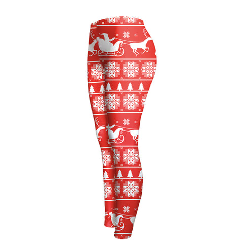 Image of Christmas Leggings - Women 3D Xmas Theme Slim Legging