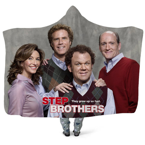 Image of Step Brothers Hooded Blanket - They Grow So Fast Blanket