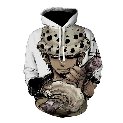 Image of One Piece Hoodie - Monkey D Luffy Pullover Hoodie