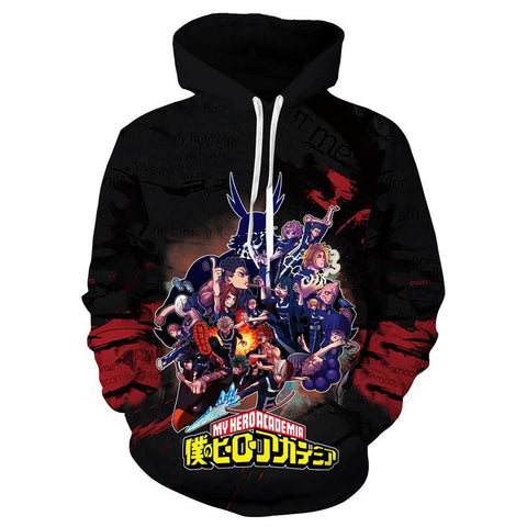 Image of Anime Costumes Boku no Hero Academia Izuku Midoriya Fleece Hoodies