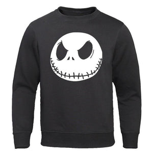 Nightmare Before Christmas Jack Skellington Evil Face Hoodies