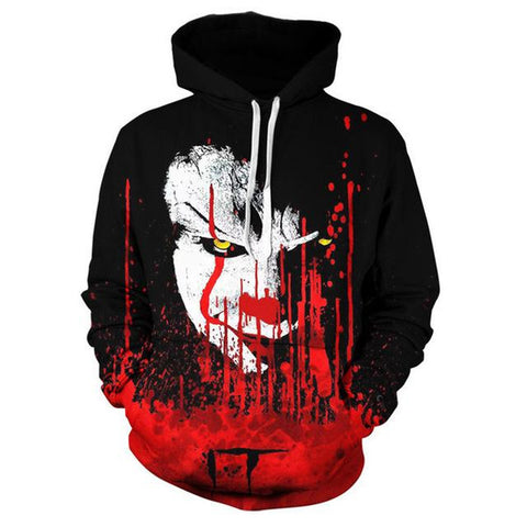 Image of Joker 3D Printed Sweatshirt Hoodies - Suicide Squad Hooded Pullover