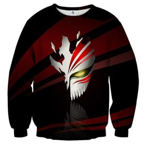 Men Bleach Printing Pullover Sweatshirt