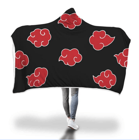 Image of Naruto Hooded Blankets - Naruto Akatsuki Hooded Blanket