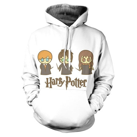 Image of Harry Potter Hoodie—— Unisex 3D Print Cartoon Figure Hoodie