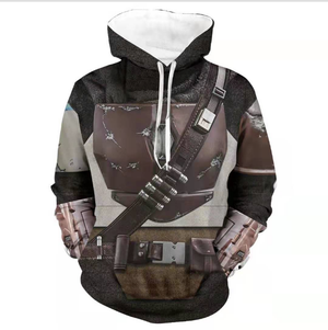 Star Wars The Mandalorian Printed Hoodie