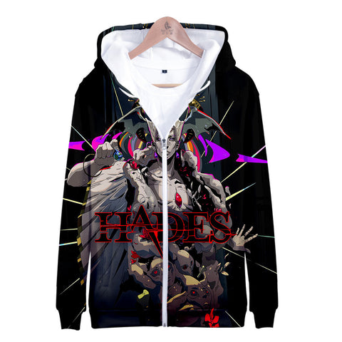 Image of Hades Game Zipper Hoodies 3D Print Hooded Pullover