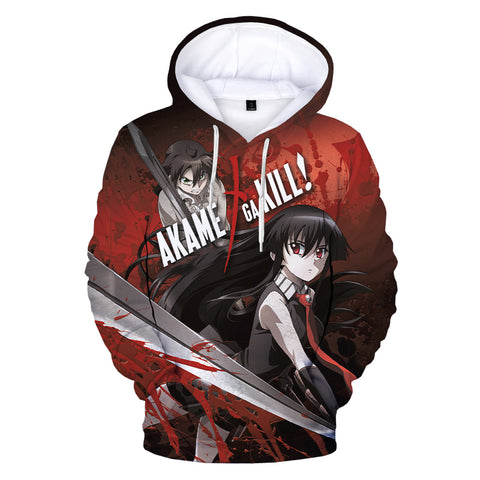 Image of Anime Akame Ga Kill 3D Printed Hoodie Sweatshirts