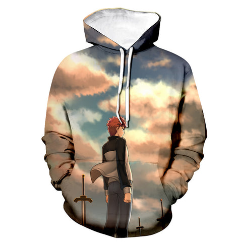 Image of Fate Stay Night 3D Printed Hoodies - Anime Hooded Sweatshirt Pullover