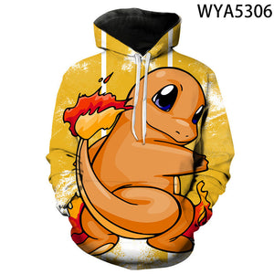 Pokemon 3D Printed Hoodies Sweatshirts Pullover