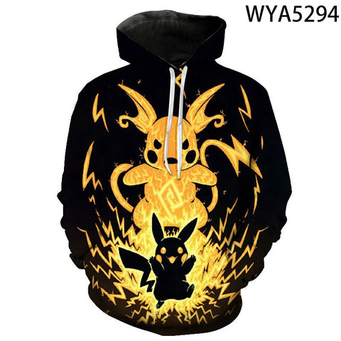 Image of Pokemon 3D Printed Hoodies Sweatshirts Pullover