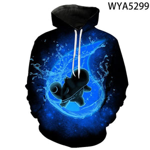 Pokemon 3D Printed Hoodies Sweatshirts Pullover