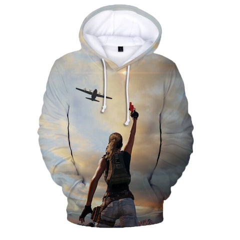 Image of Game PUBG Playerunknown's Battlegrounds 3D Print Hoodies