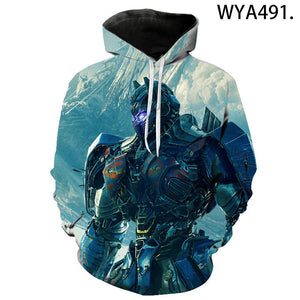 Transformers 3D Printed Hoodies - Movie Hooded Sweatshirts Streetwear