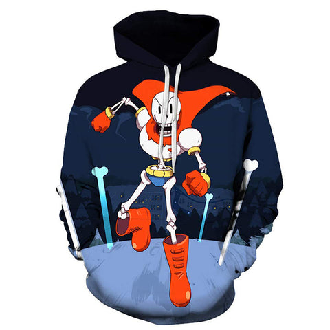 Image of 3D Printed Game Undertale Hooded Sweatshirt Pullover Hoodie
