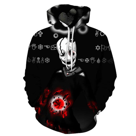 Image of 3D Printed Game Undertale Hooded Sweatshirt Pullover Hoodie