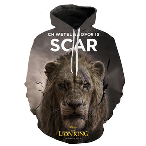 The Lion King 3D Hoodies - Anime Hooded Pullover Sweatshirts