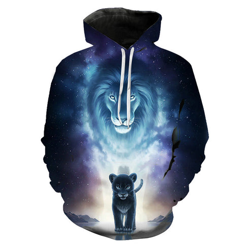 Image of The Lion King 3D Hoodies - Anime Hooded Pullover Sweatshirts