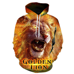 The Lion King 3D Hoodies - Anime Hooded Pullover Sweatshirts