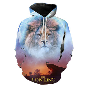 The Lion King 3D Hoodies - Anime Hooded Pullover Sweatshirts