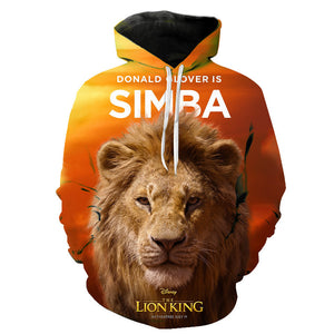 The Lion King 3D Hoodies - Anime Hooded Pullover Sweatshirts