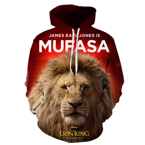 Image of The Lion King 3D Hoodies - Anime Hooded Pullover Sweatshirts