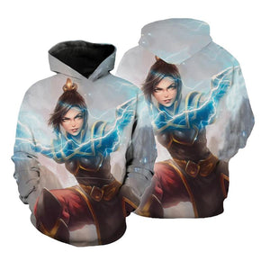 Anime Hoodie - Airbender 3D Moletom Dye Sweatshirt