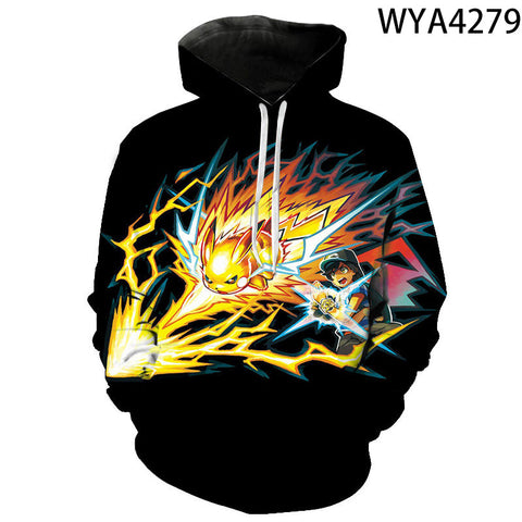 Image of Pokemon 3D printed Hoodies - Fashion Sweatshirts