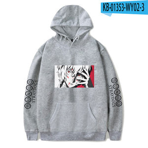 Anime Bungo Stray Dogs Hoodies Harajuku Hooded Streetwear Hip Hop Sweatshirts