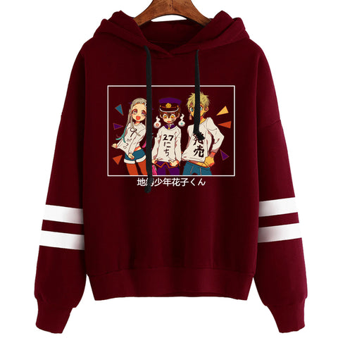 Image of Toilet-Bound Hanako-Kun Hoodies Streetwear Pullover Sweatshirt Autumn Hip Hop Hoodie Pullover