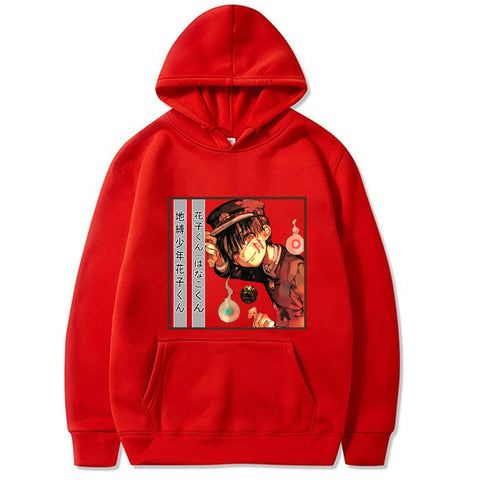 Image of Anime Toilet-bound Hanako-kun Hoodie Print Itachi Cruel Hoodie Top Unisex Sweatshirt