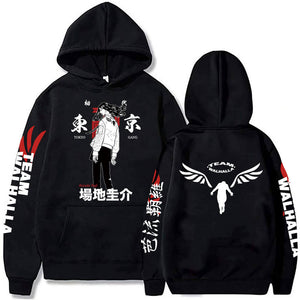2021 Hot Tokyo Revengers Hoodies Anime Keisuke Baji Graphic Sweatshirt Pullover Hip Hop Hoodie