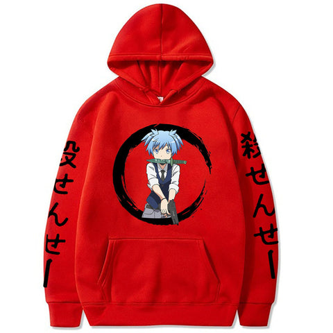 Image of Japan Anime Assassination Classroom Hoodies Harajuku Hip Hop Pullover Sportswear