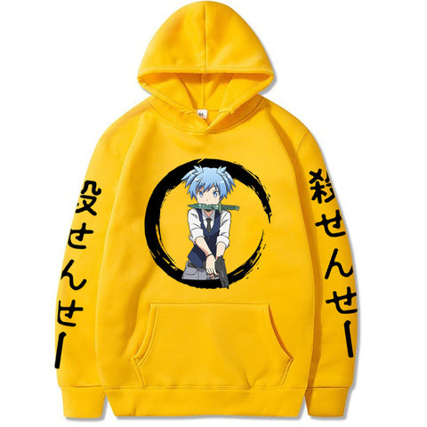 Image of Japan Anime Assassination Classroom Hoodies Harajuku Hip Hop Pullover Sportswear