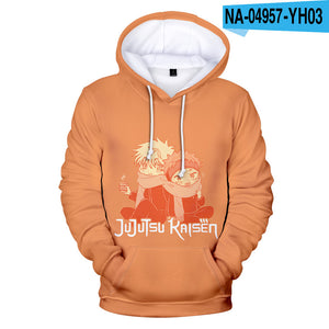 Anime 3D Printed Jujutsu Kaisen Hoodies Sweatshirt Pullover