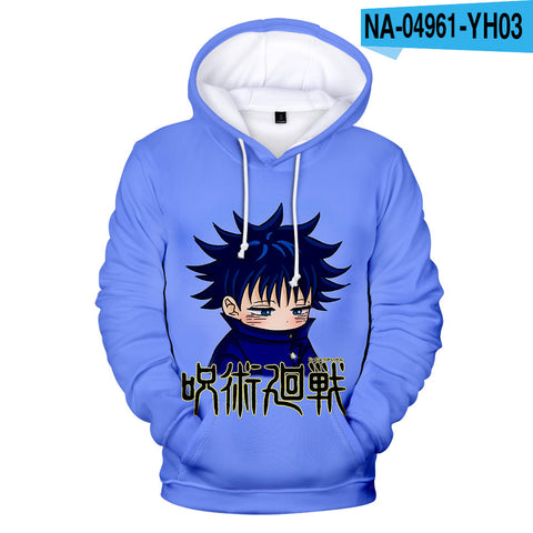 Image of Anime Jujutsu Kaisen Hoodies - 3D Printed Pullover Sweatshirt