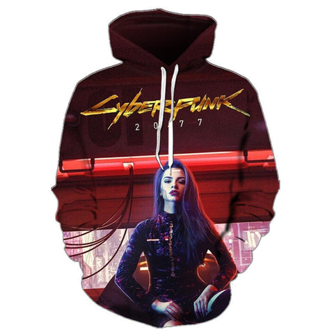 Image of Game Cyberpunks 2077 Hoodies Pullovers