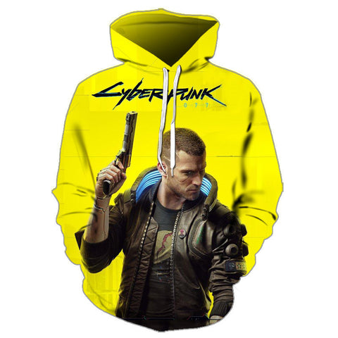 Image of Game Cyberpunks 2077 Hoodies Pullovers