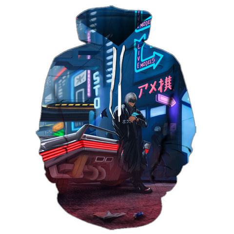 Image of Game Cyberpunks 2077 Hoodies Pullovers