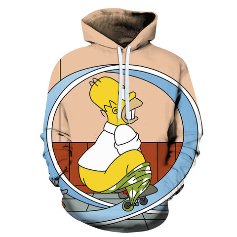 Image of 3D Printed The Simpsons Sweatshirt - Fashion Anime Hoodie Jacket