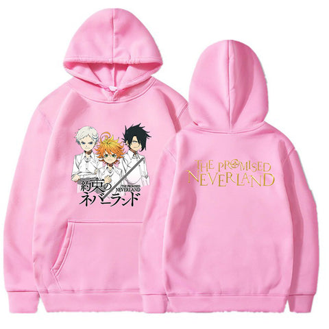 Image of The Promised Neverland Hoodies Long Sleeve Pullover Cool Harajuku Streetwear Clothes