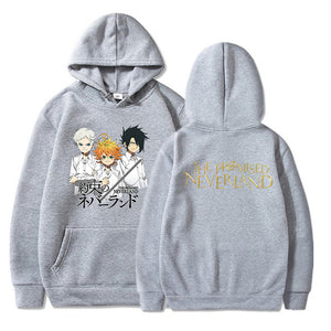 The Promised Neverland Hoodies Long Sleeve Pullover Cool Harajuku Streetwear Clothes