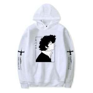 Japanese Anime Cowboy Bebop Hoodies Printed Fashion Pullover Oversized Sweatshirt