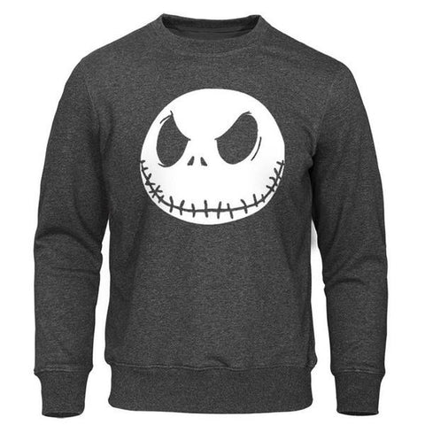 Image of Nightmare Before Christmas Jack Skellington Evil Face Hoodies