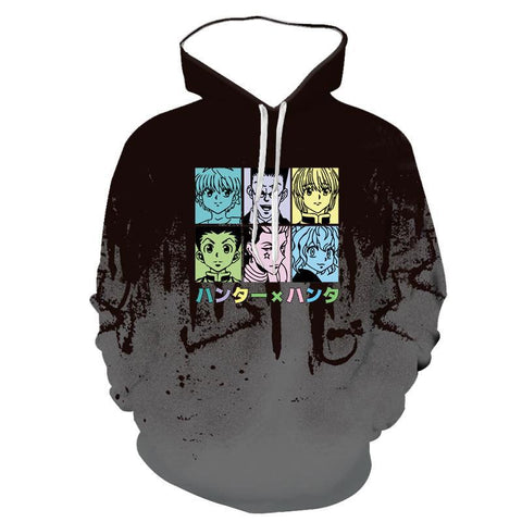 Image of Anime Hunter X Hunter 3D Print Hoodie Sweatshirt