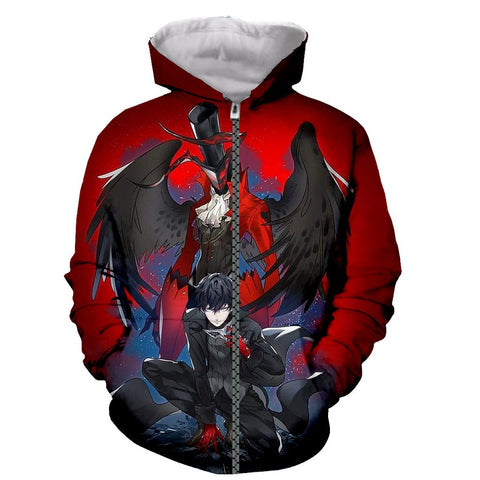 Image of Persona 5 3D Print Fashion Pullover Hoodies