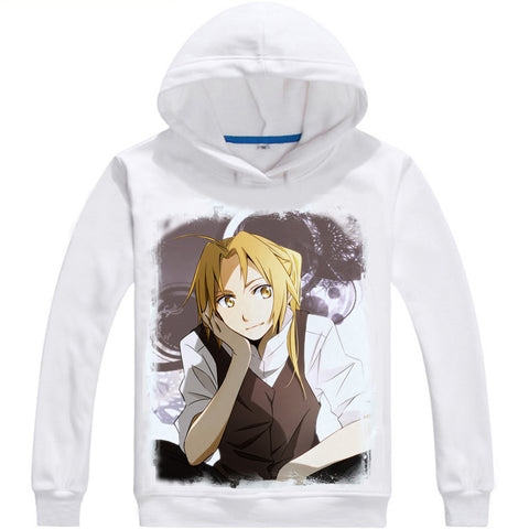 Image of Fullmetal Alchemist Hoodies - Zip Up Edward Elric Multi-style Hoodie