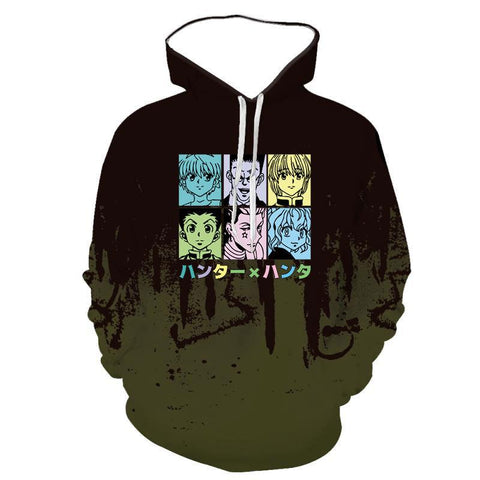 Image of Anime Hunter X Hunter 3D Print Hoodie Sweatshirt