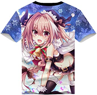 Image of Fate Zero Fate/Stay Night Hoodies - 3D Printed Anime T-Shirt Funny Short Sleeve Tee Tops