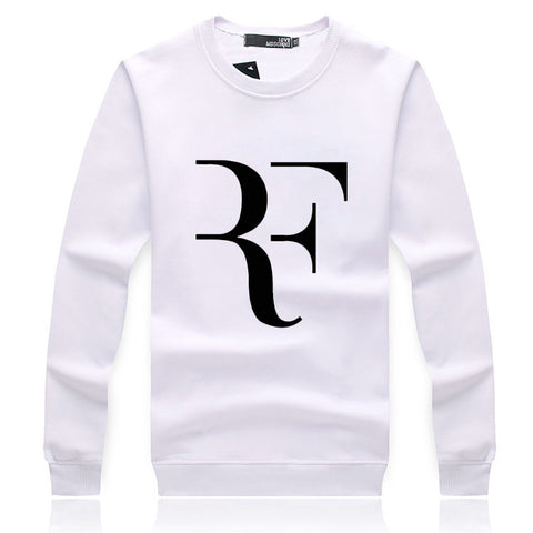 Image of Men's Sweatshirts - Men's Sweatshirt Series RF Black Icon Fleece Sweatshirt